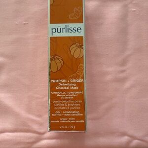 Purlisse Pumpkin + Ginger Detoxifying Charcoal Mask - Orange
